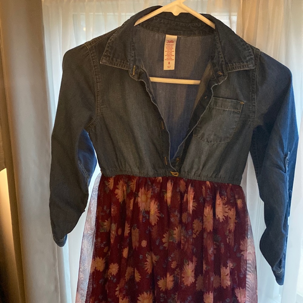 Justice denim dress